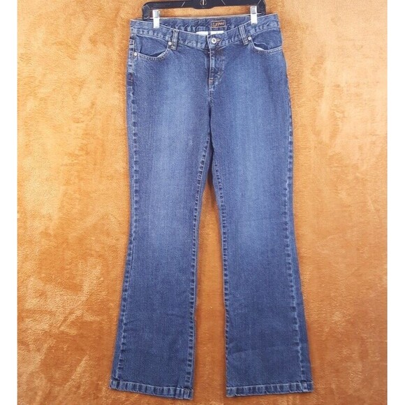 COLUMBIA Womens Jeans Size 12 Dark Wash Bootcut LEAN Classic Denim Vintage - Picture 1 of 7